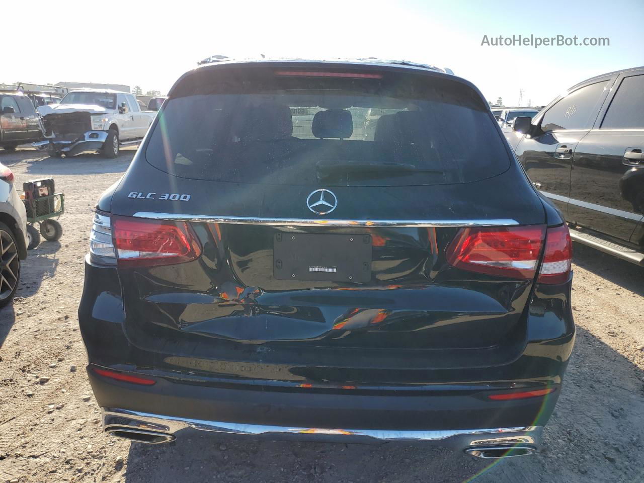 2019 Mercedes-benz Glc 300 Black vin: WDC0G4JB2KF634455