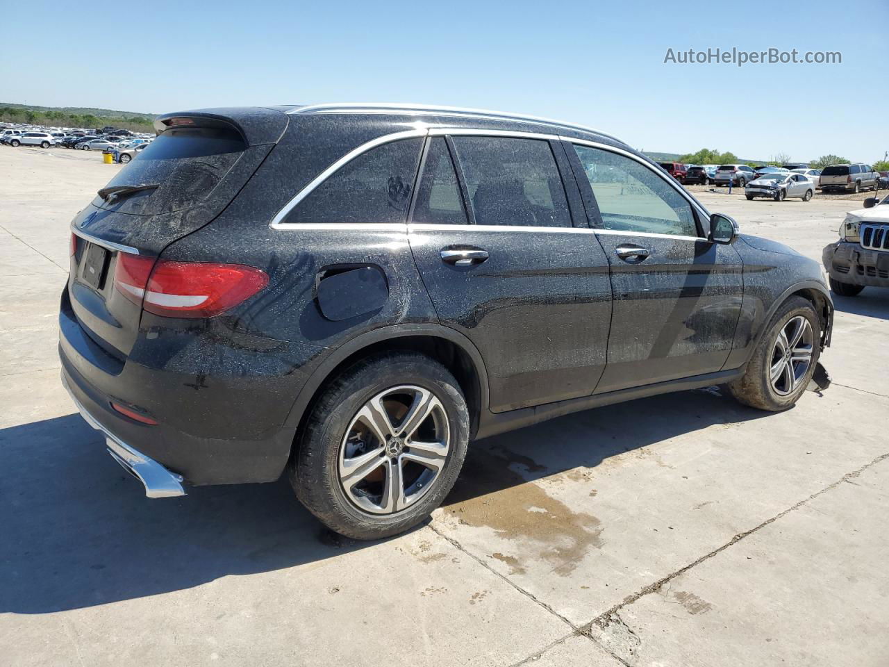 2019 Mercedes-benz Glc 300 Black vin: WDC0G4JB2KV135399