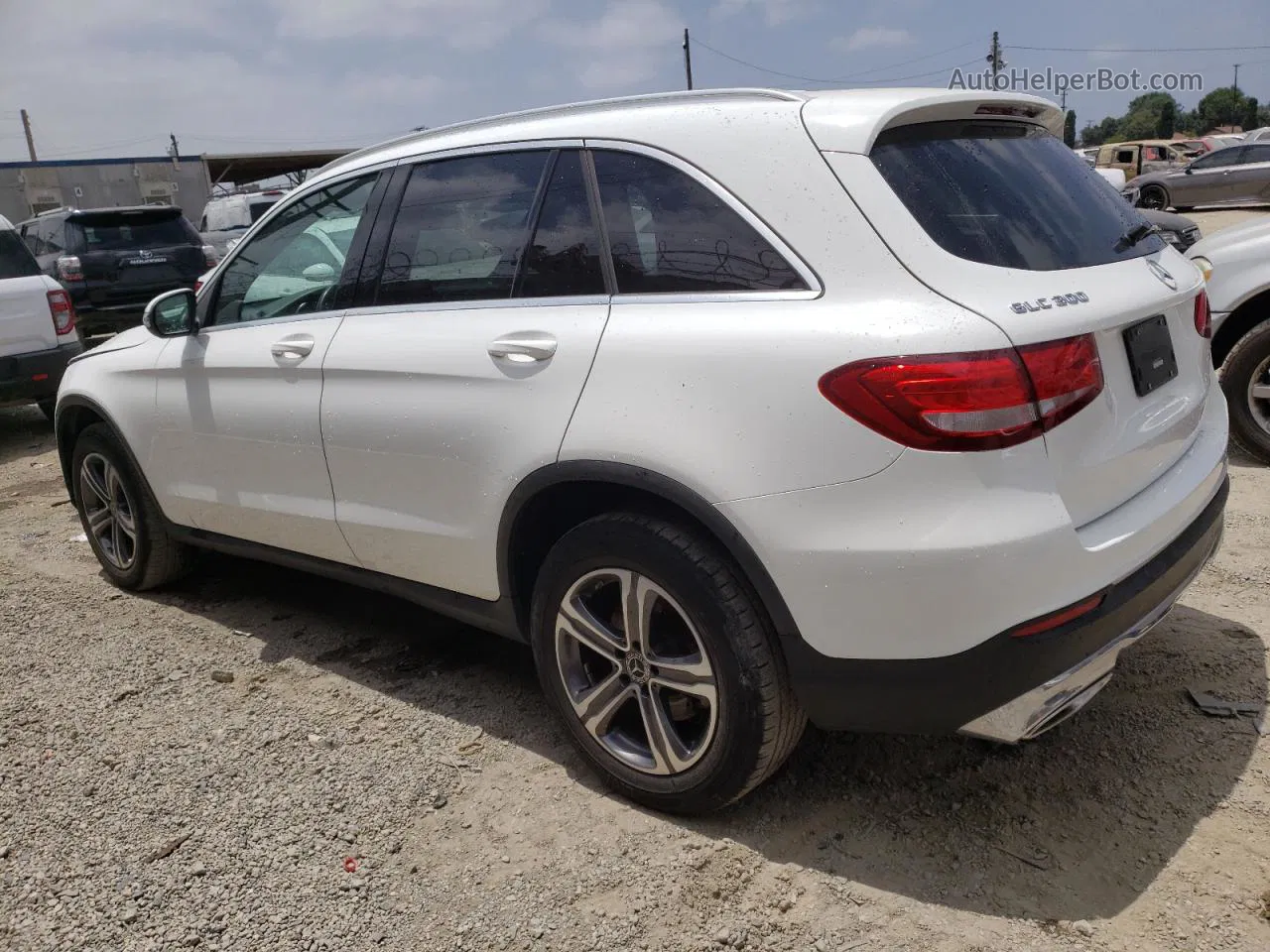 2019 Mercedes-benz Glc 300 Белый vin: WDC0G4JB2KV158200