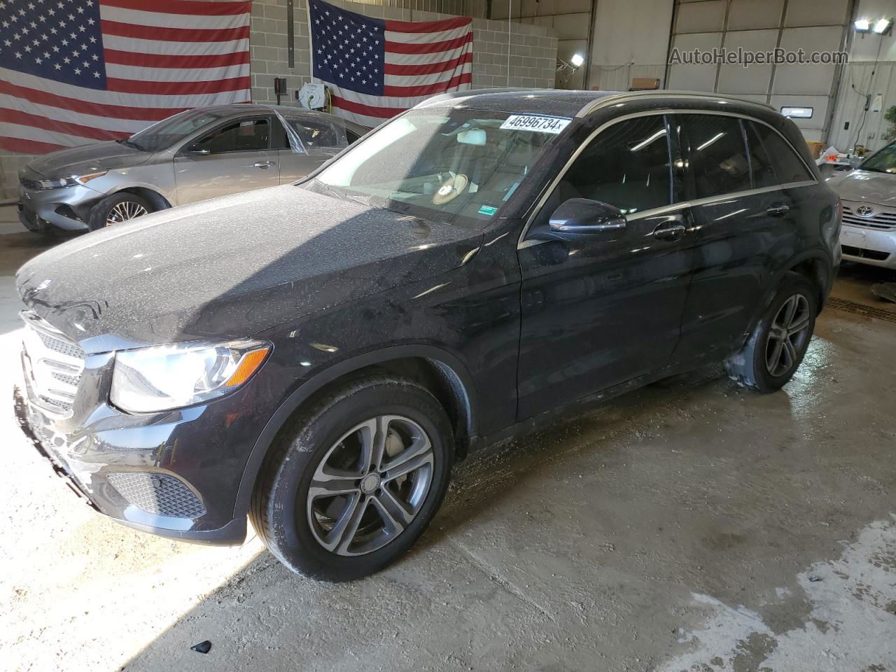 2016 Mercedes-benz Glc 300 Black vin: WDC0G4JB3GF105359