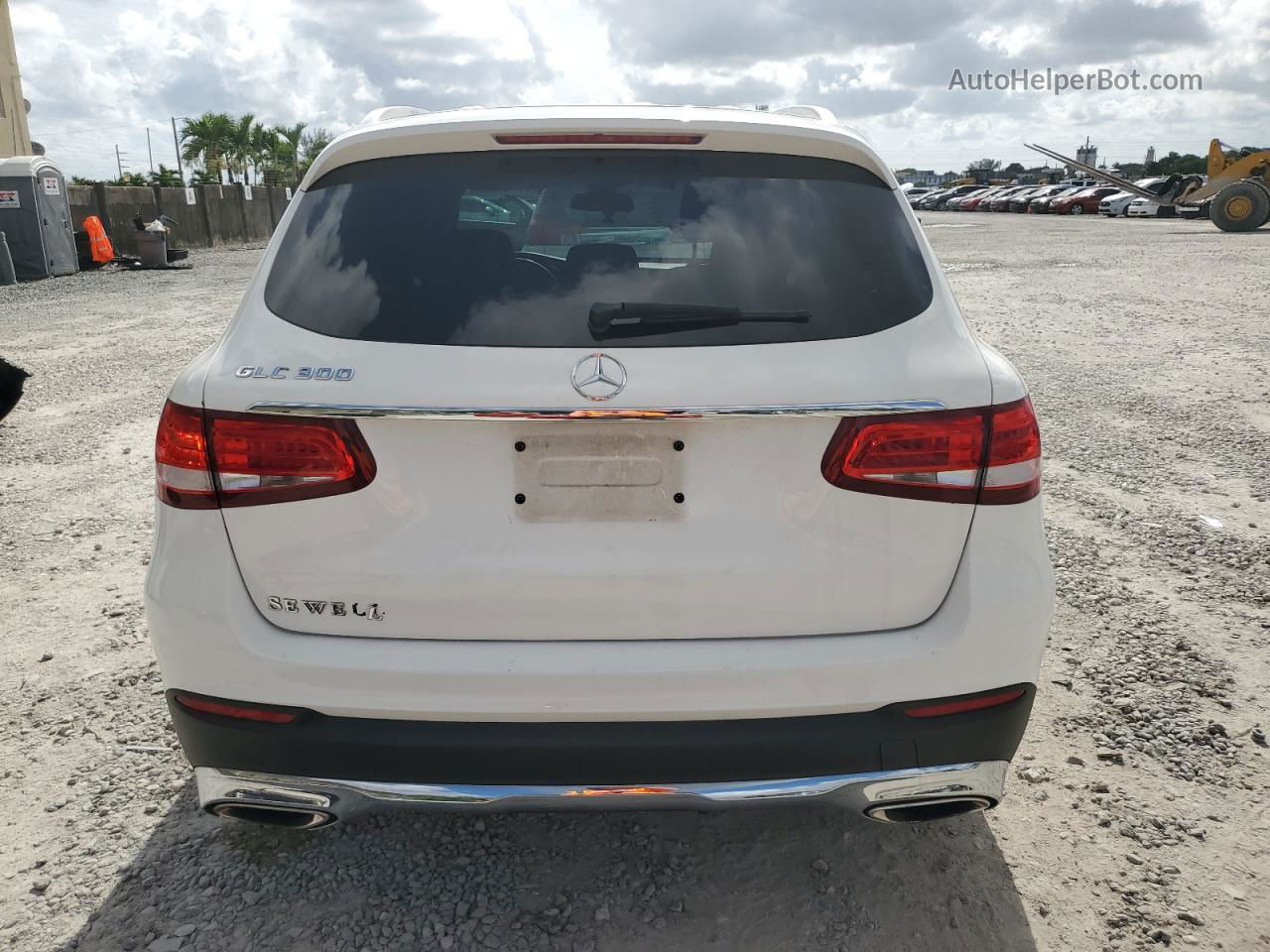 2019 Mercedes-benz Glc 300 White vin: WDC0G4JB3K1005011