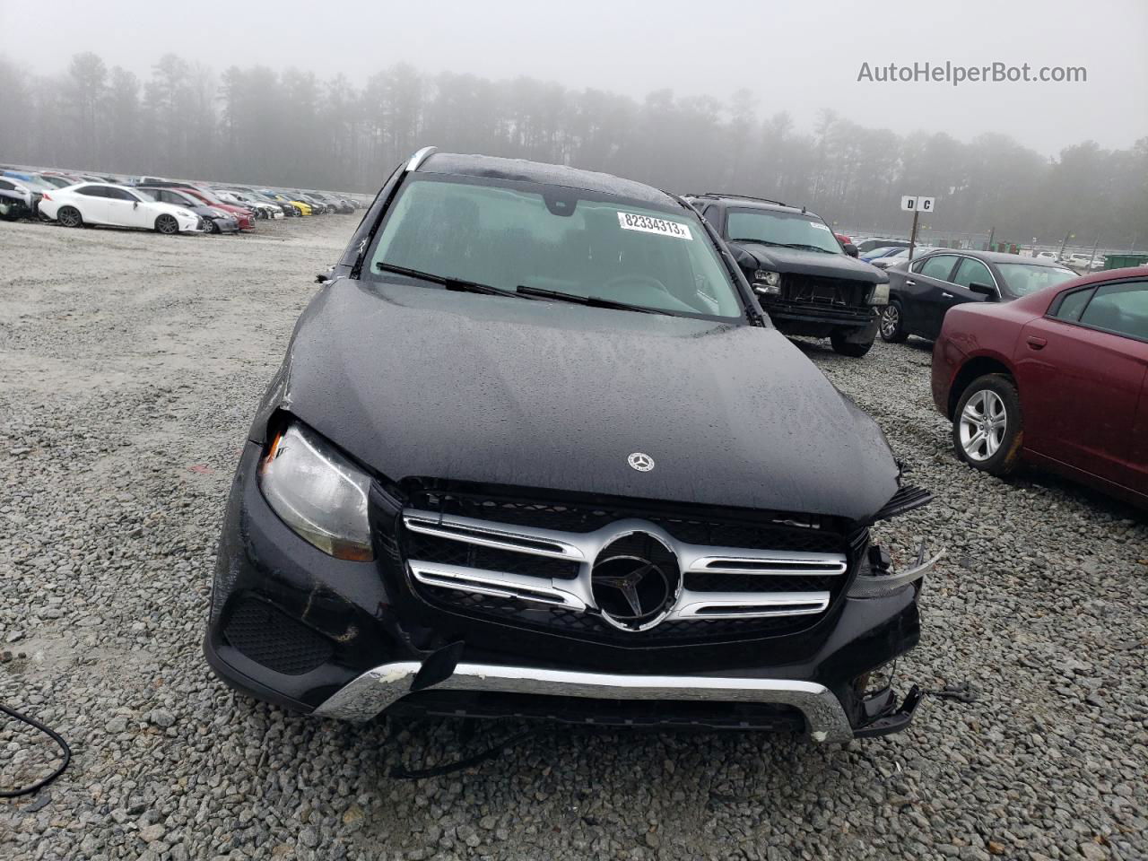 2019 Mercedes-benz Glc 300 Черный vin: WDC0G4JB3K1005588