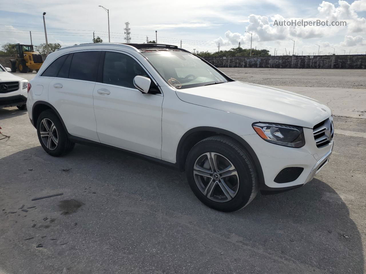 2019 Mercedes-benz Glc 300 White vin: WDC0G4JB3KF665374