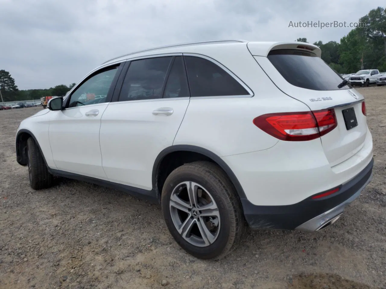 2019 Mercedes-benz Glc 300 Белый vin: WDC0G4JB3KV171280