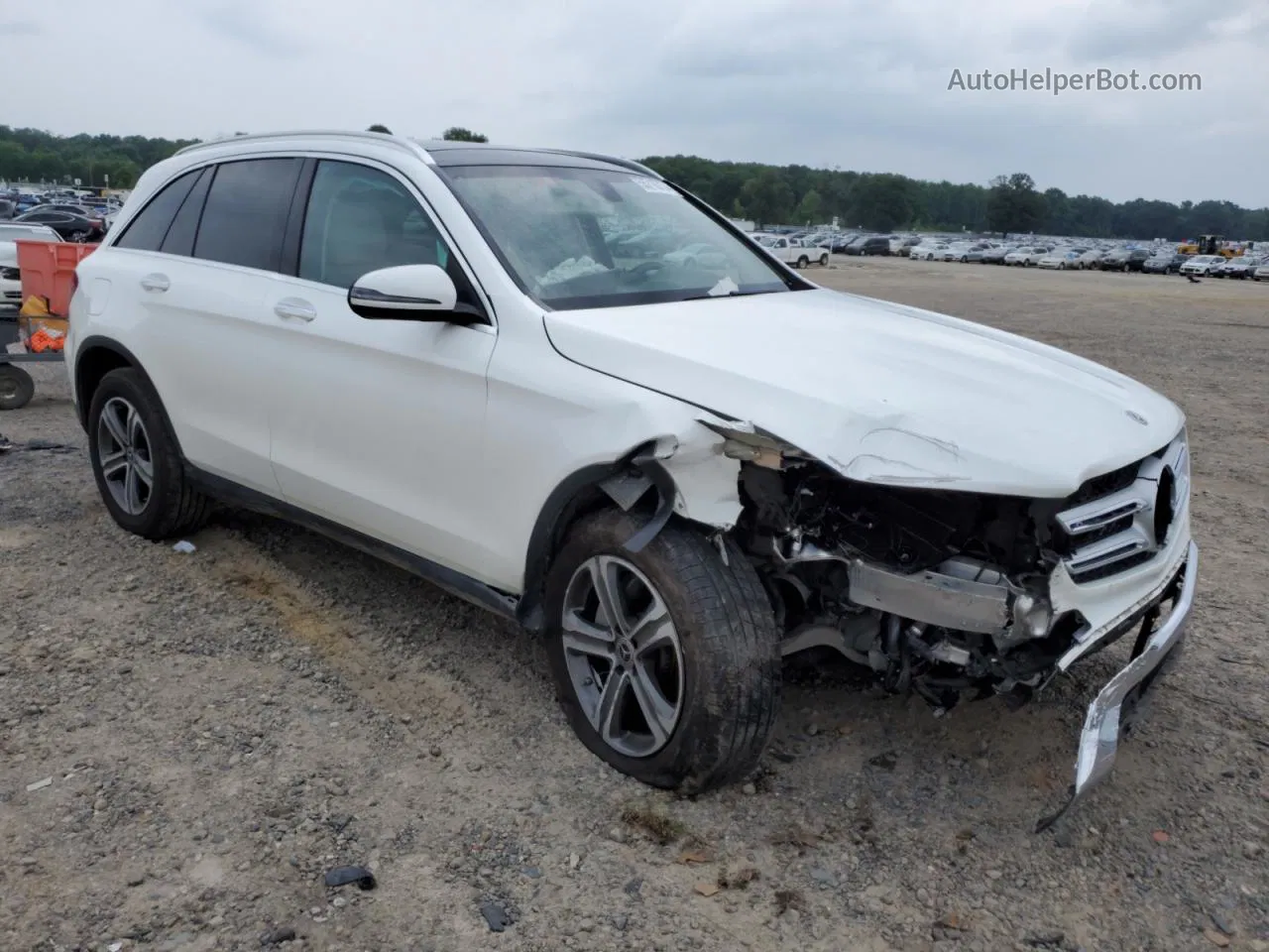 2019 Mercedes-benz Glc 300 Белый vin: WDC0G4JB3KV171280