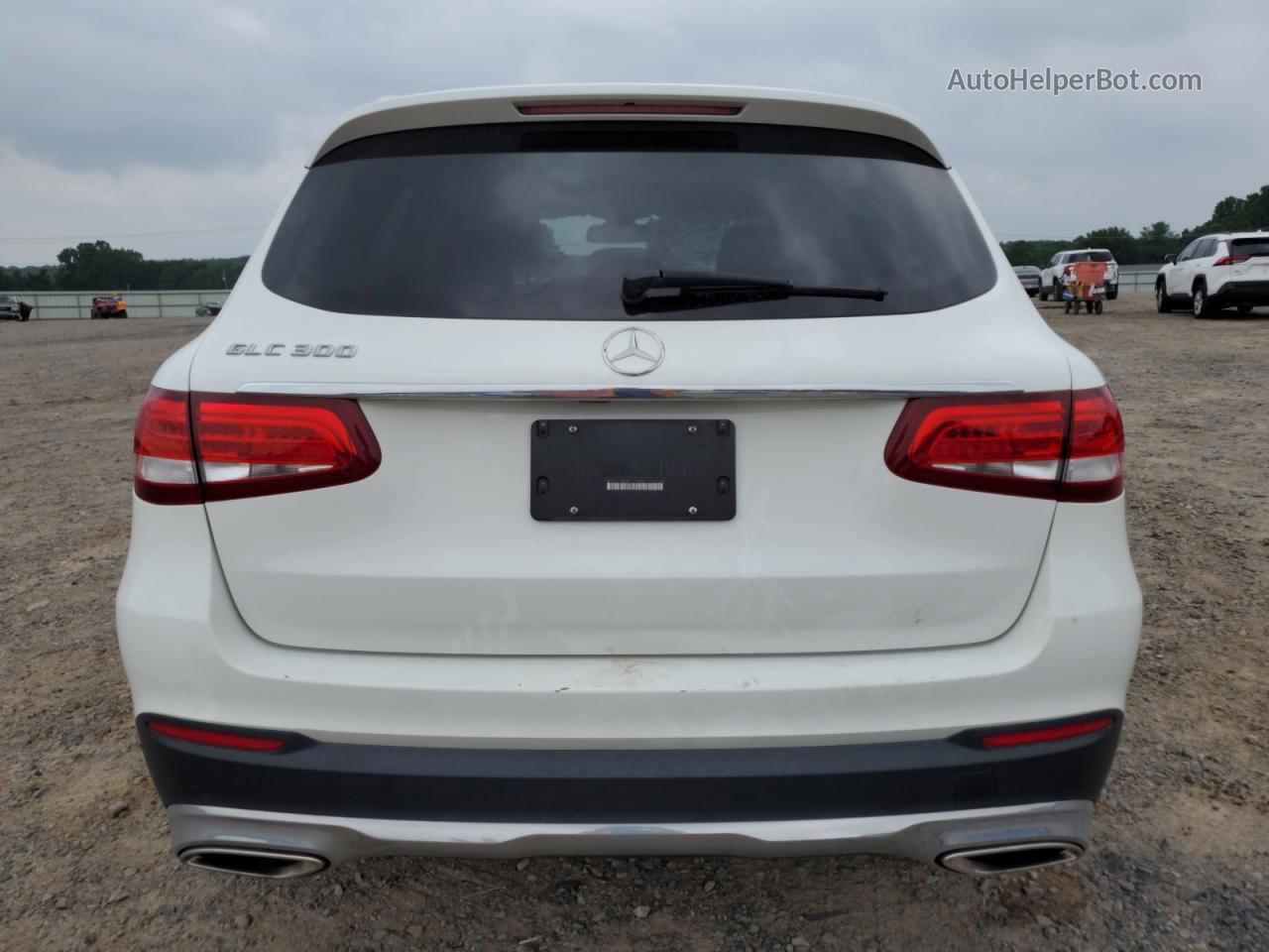 2019 Mercedes-benz Glc 300 White vin: WDC0G4JB3KV171280