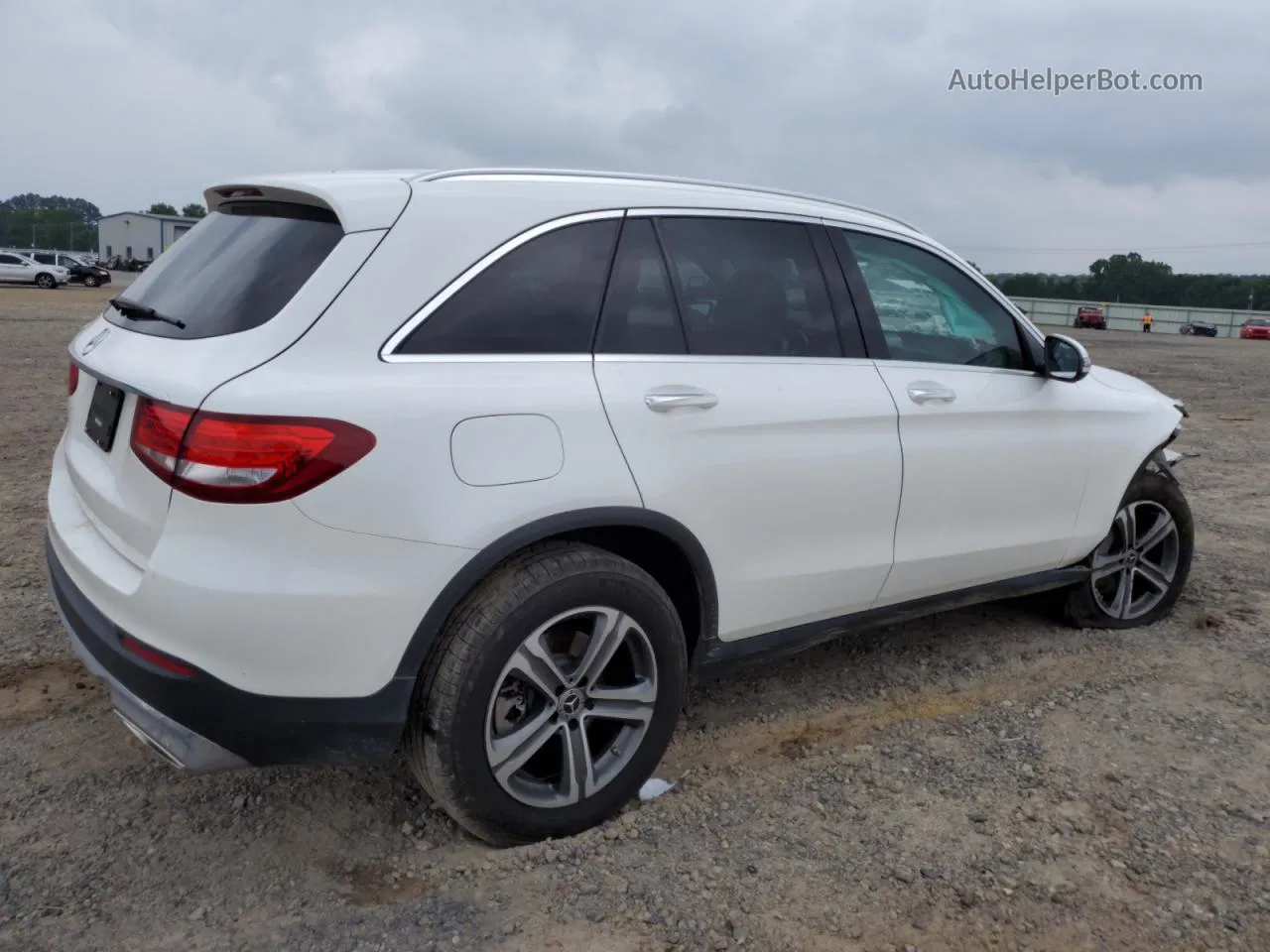 2019 Mercedes-benz Glc 300 White vin: WDC0G4JB3KV171280