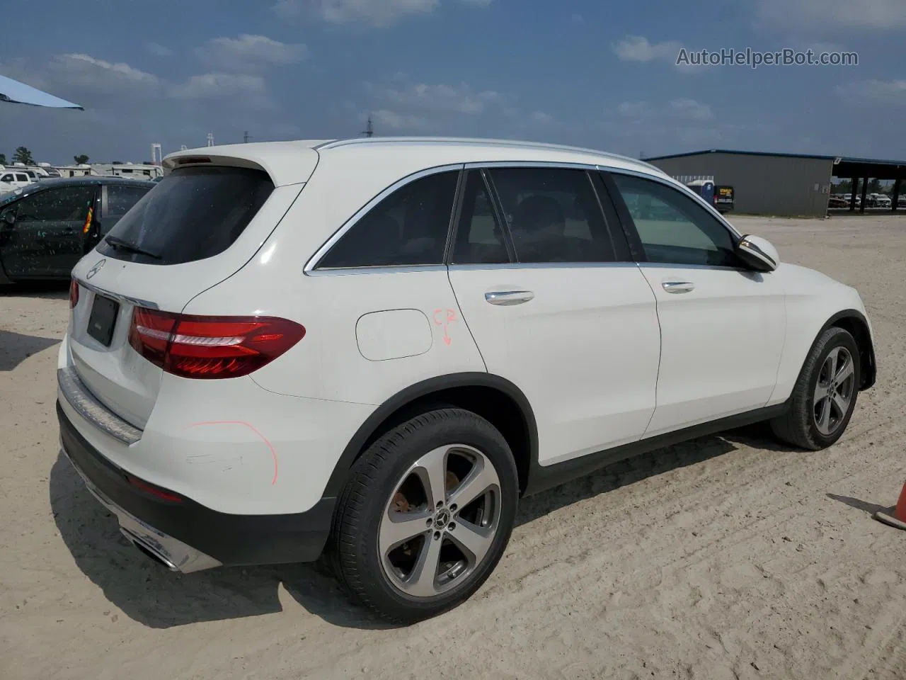 2019 Mercedes-benz Glc 300 White vin: WDC0G4JB3KV181842