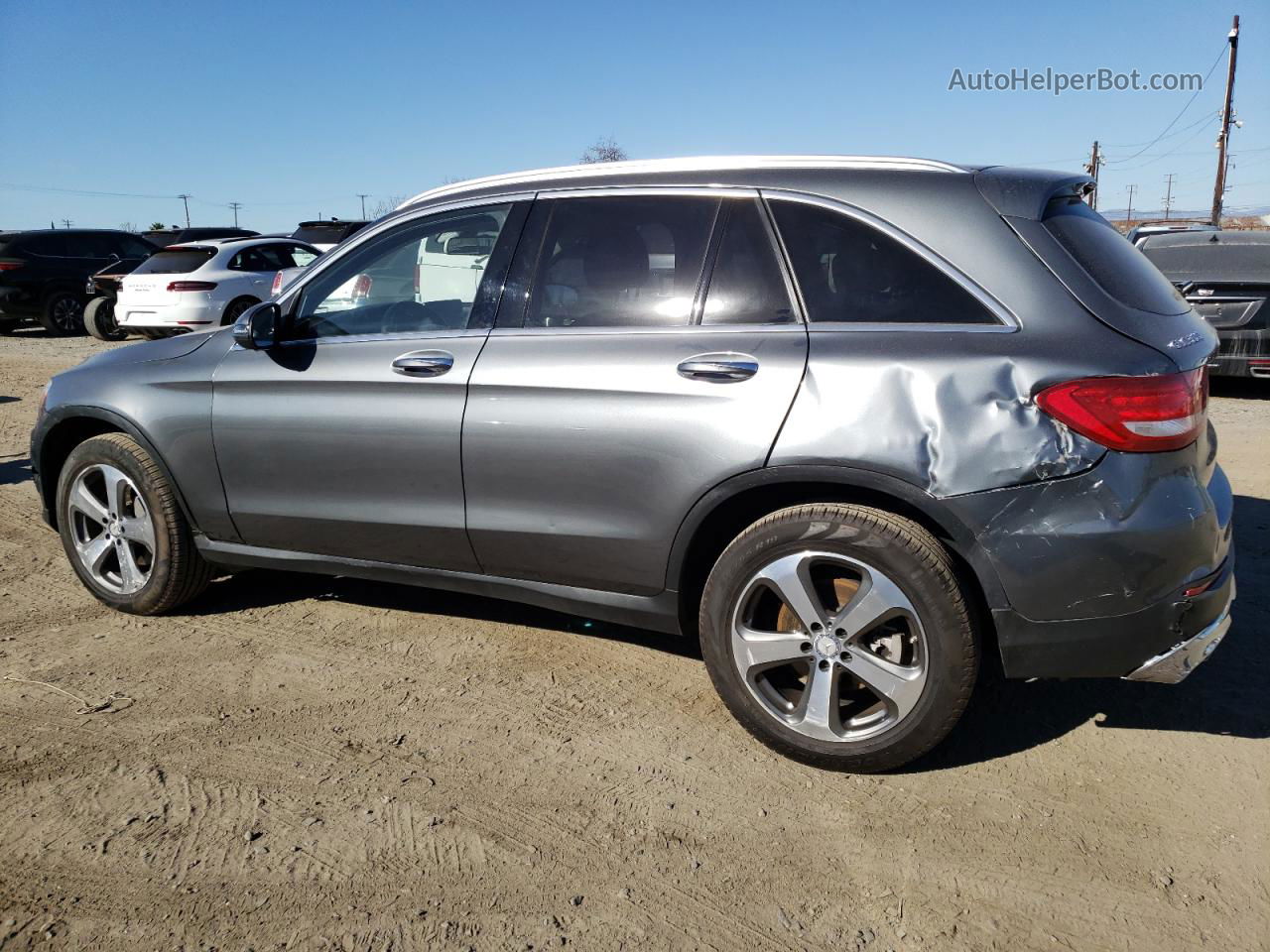 2016 Mercedes-benz Glc 300 Gray vin: WDC0G4JB4GF057497