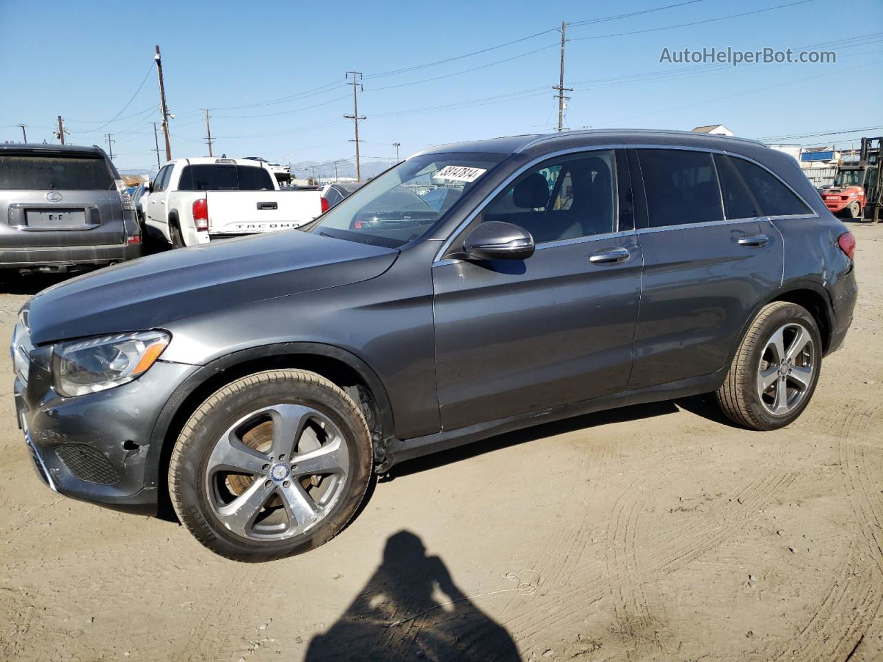 2016 Mercedes-benz Glc 300 Gray vin: WDC0G4JB4GF057497