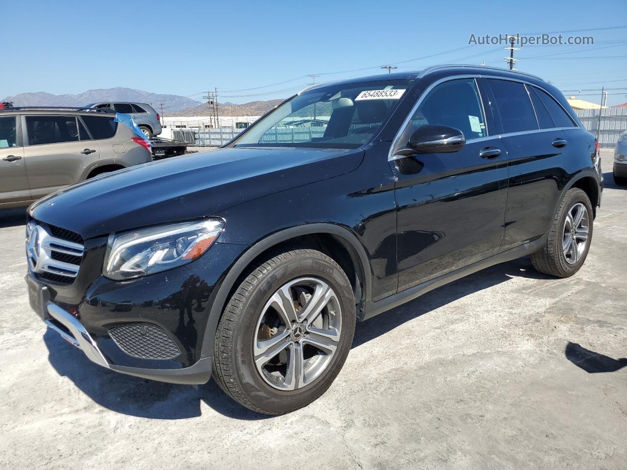 2019 Mercedes-benz Glc 300 Черный vin: WDC0G4JB4K1002554