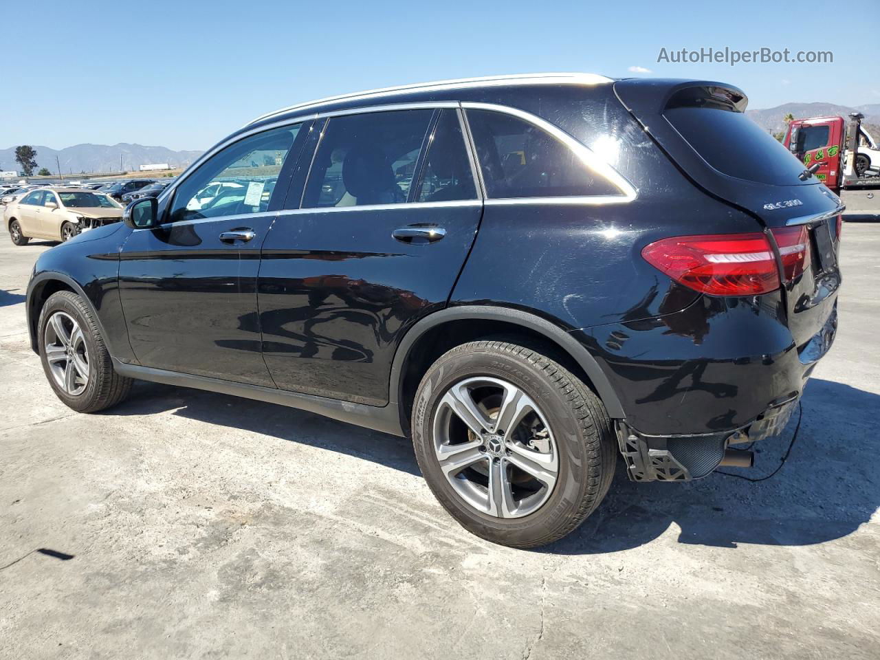 2019 Mercedes-benz Glc 300 Черный vin: WDC0G4JB4K1002554