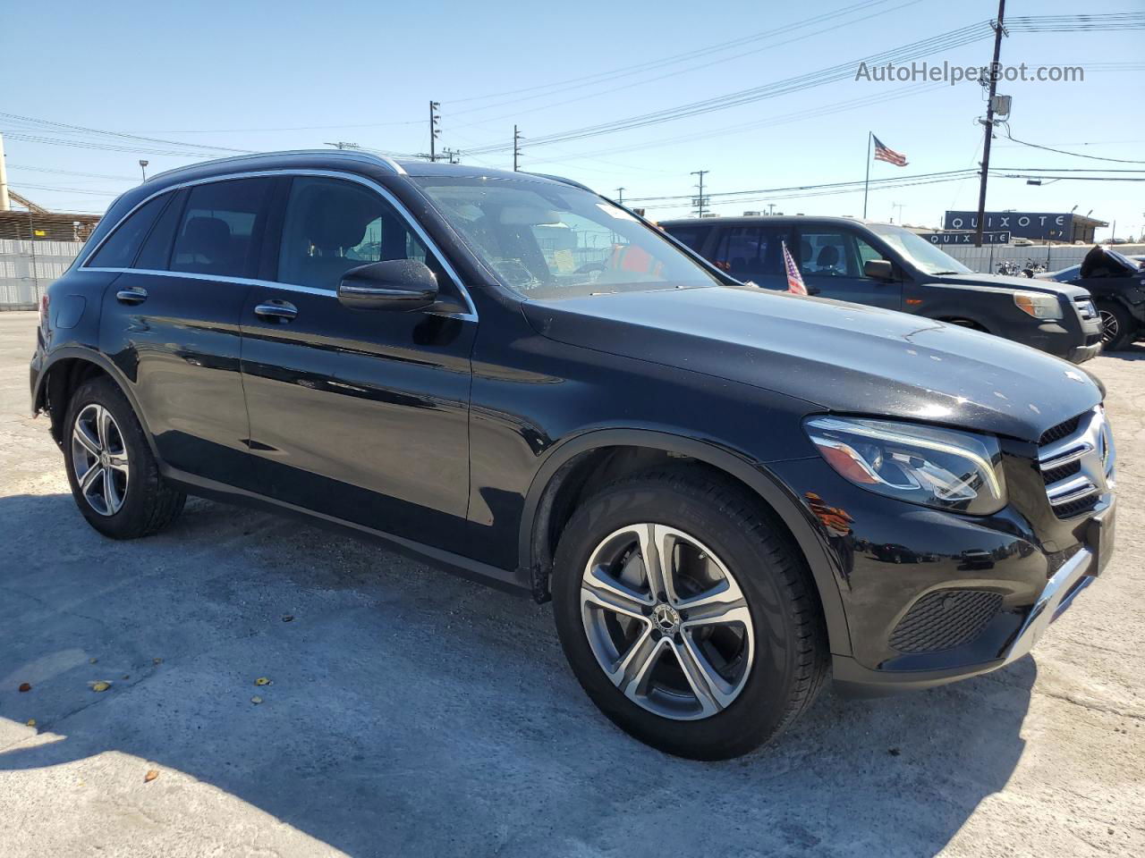 2019 Mercedes-benz Glc 300 Черный vin: WDC0G4JB4K1002554