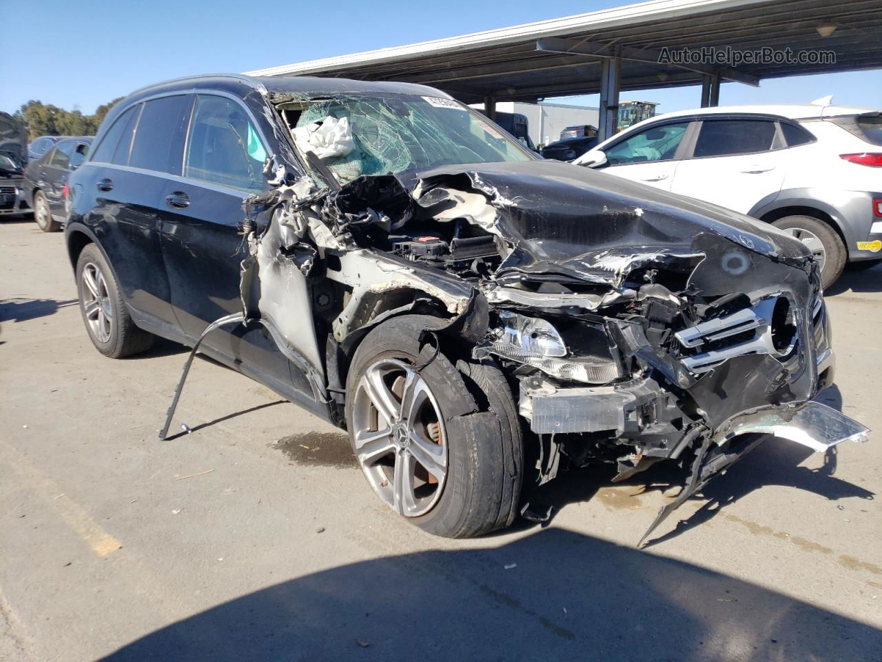 2019 Mercedes-benz Glc 300 Black vin: WDC0G4JB4KF608312