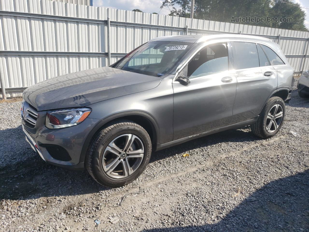 2019 Mercedes-benz Glc 300 Gray vin: WDC0G4JB5K1005141