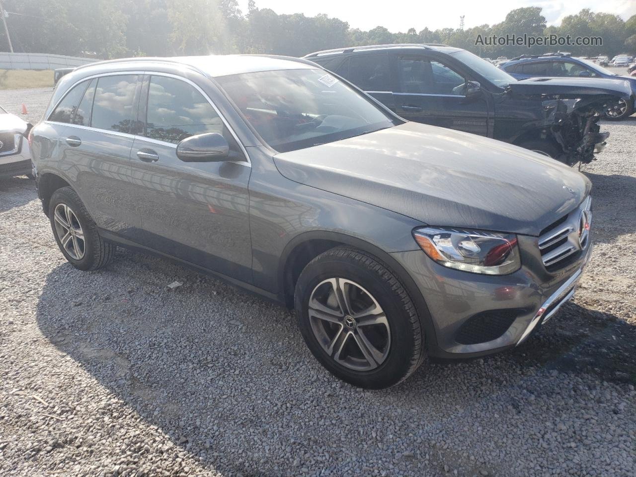 2019 Mercedes-benz Glc 300 Gray vin: WDC0G4JB5K1005141