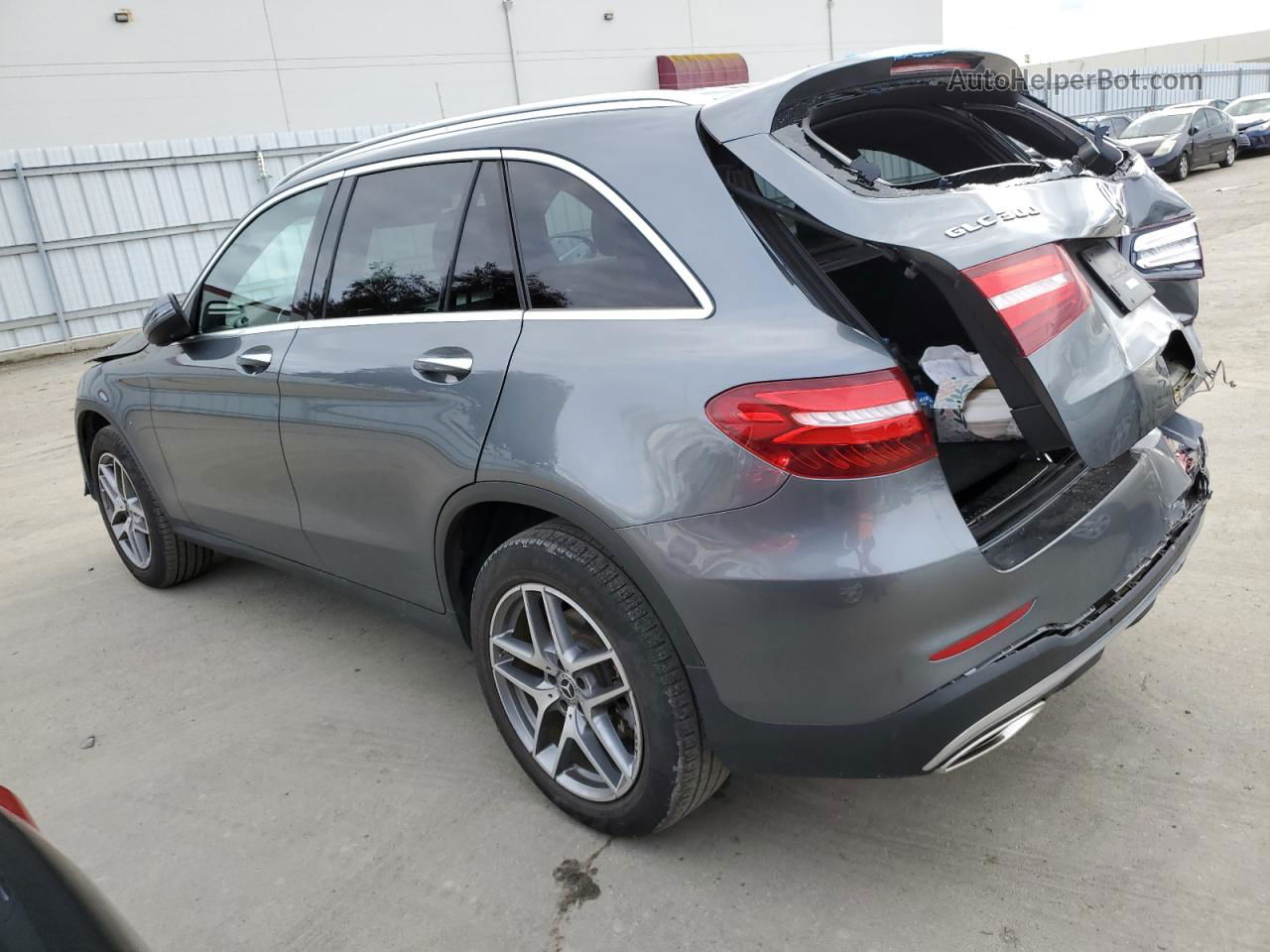 2019 Mercedes-benz Glc 300 Gray vin: WDC0G4JB5KV138507