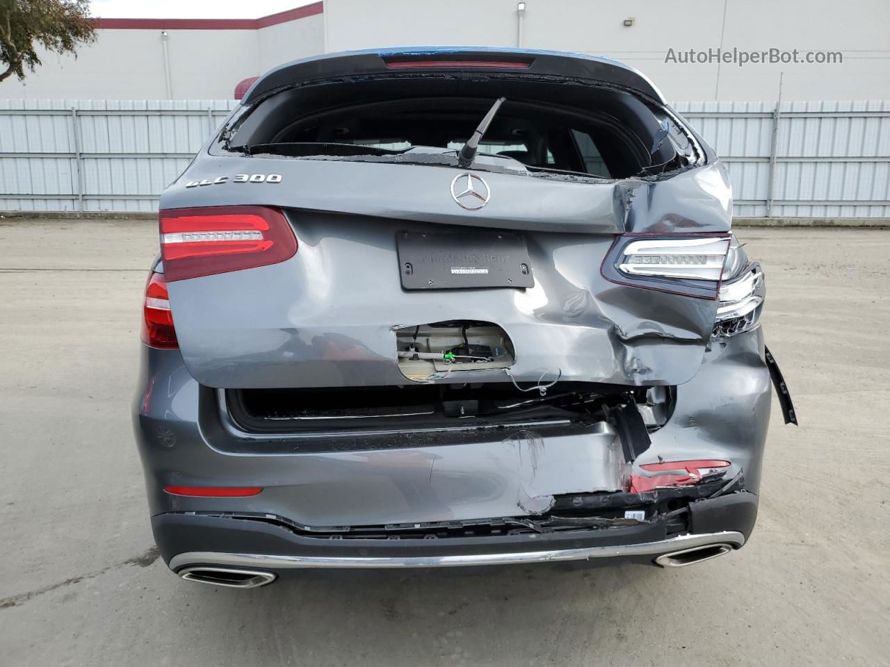 2019 Mercedes-benz Glc 300 Gray vin: WDC0G4JB5KV138507