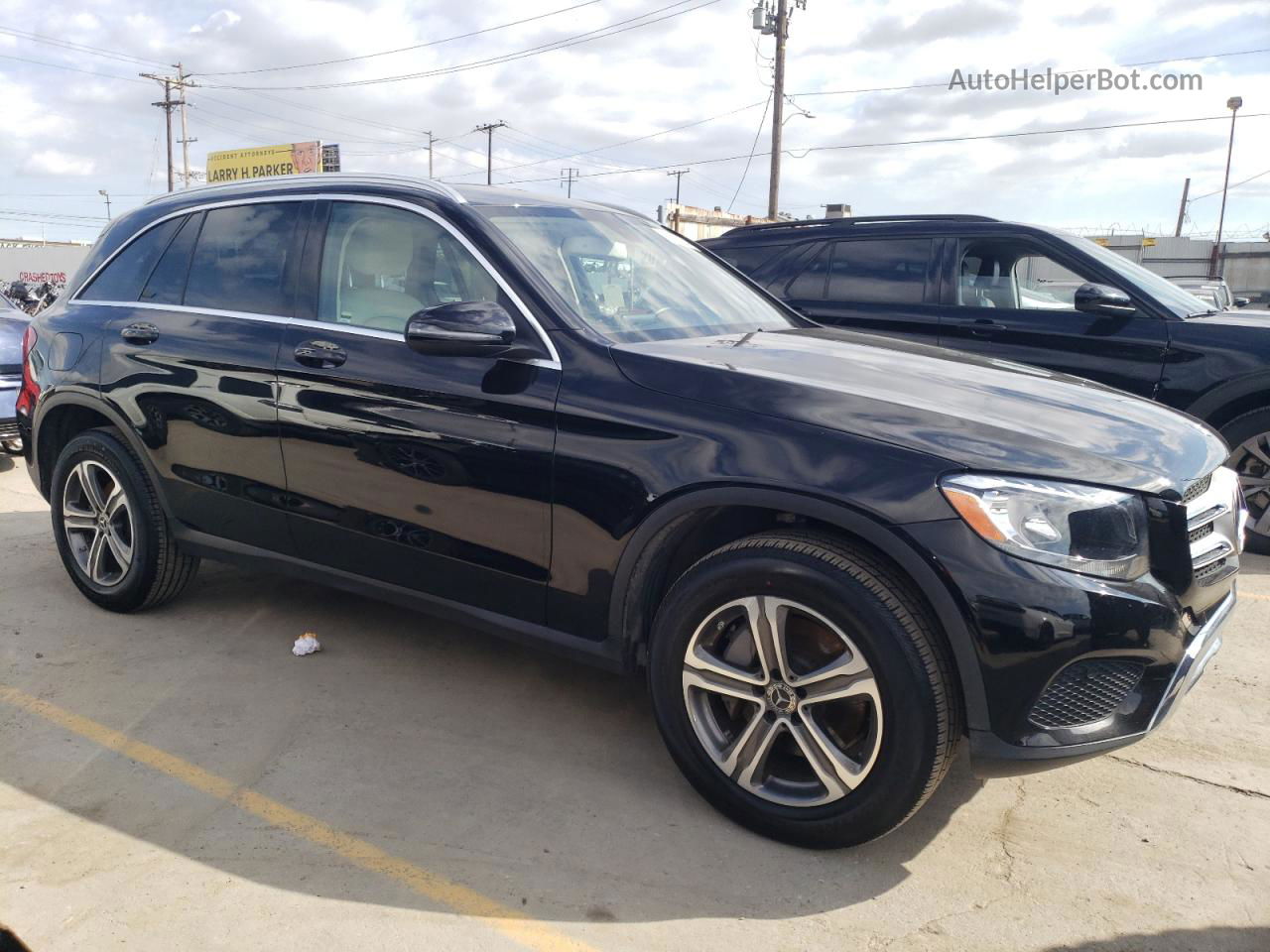 2019 Mercedes-benz Glc 300 Black vin: WDC0G4JB5KV144405