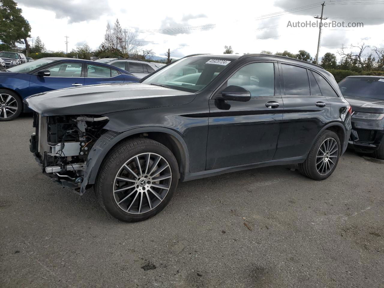 2019 Mercedes-benz Glc 300 Black vin: WDC0G4JB5KV150303