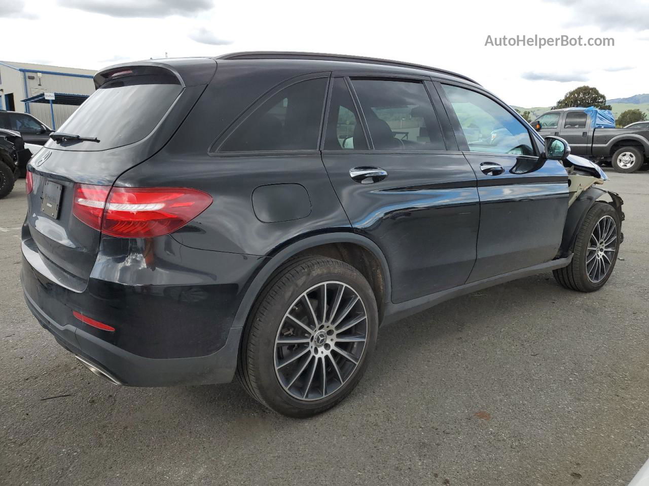 2019 Mercedes-benz Glc 300 Black vin: WDC0G4JB5KV150303