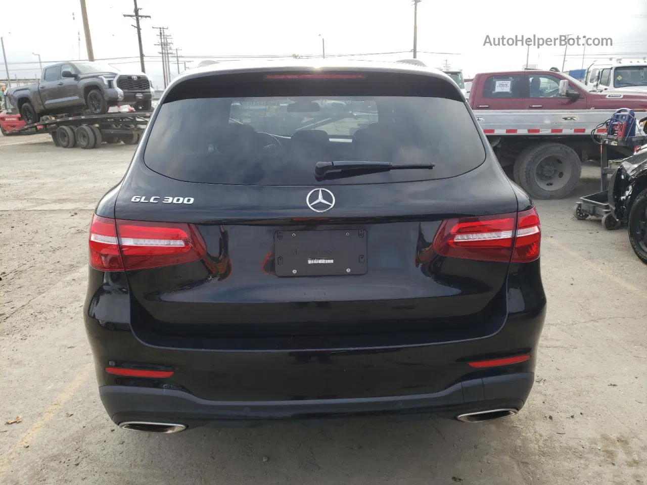 2019 Mercedes-benz Glc 300 Black vin: WDC0G4JB5KV150303