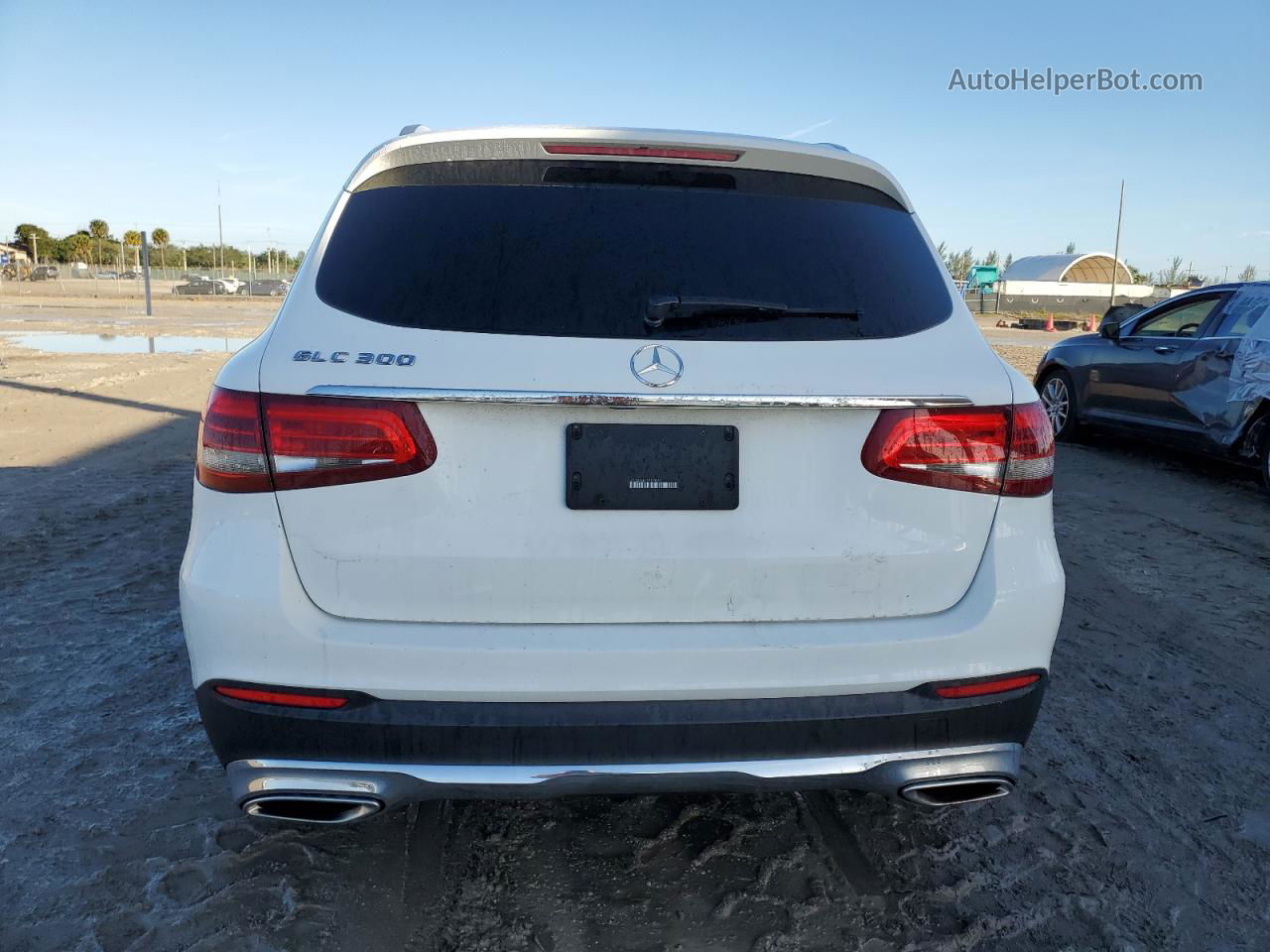 2019 Mercedes-benz Glc 300 Белый vin: WDC0G4JB5KV153587