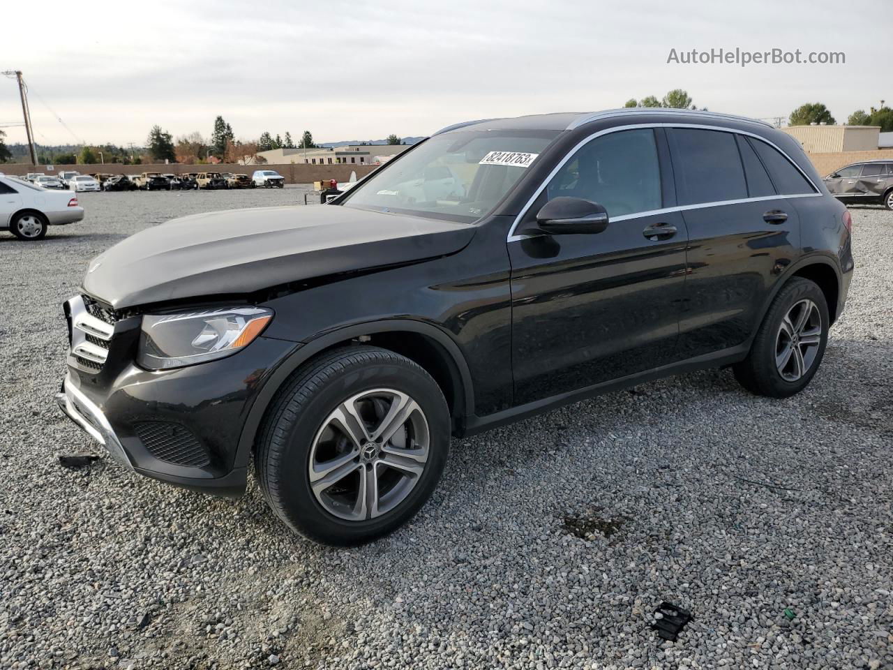 2019 Mercedes-benz Glc 300 Black vin: WDC0G4JB5KV184161