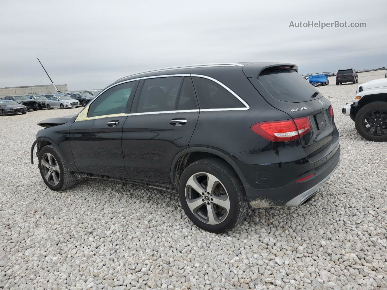 2019 Mercedes-benz Glc 300 Черный vin: WDC0G4JB6KV122221