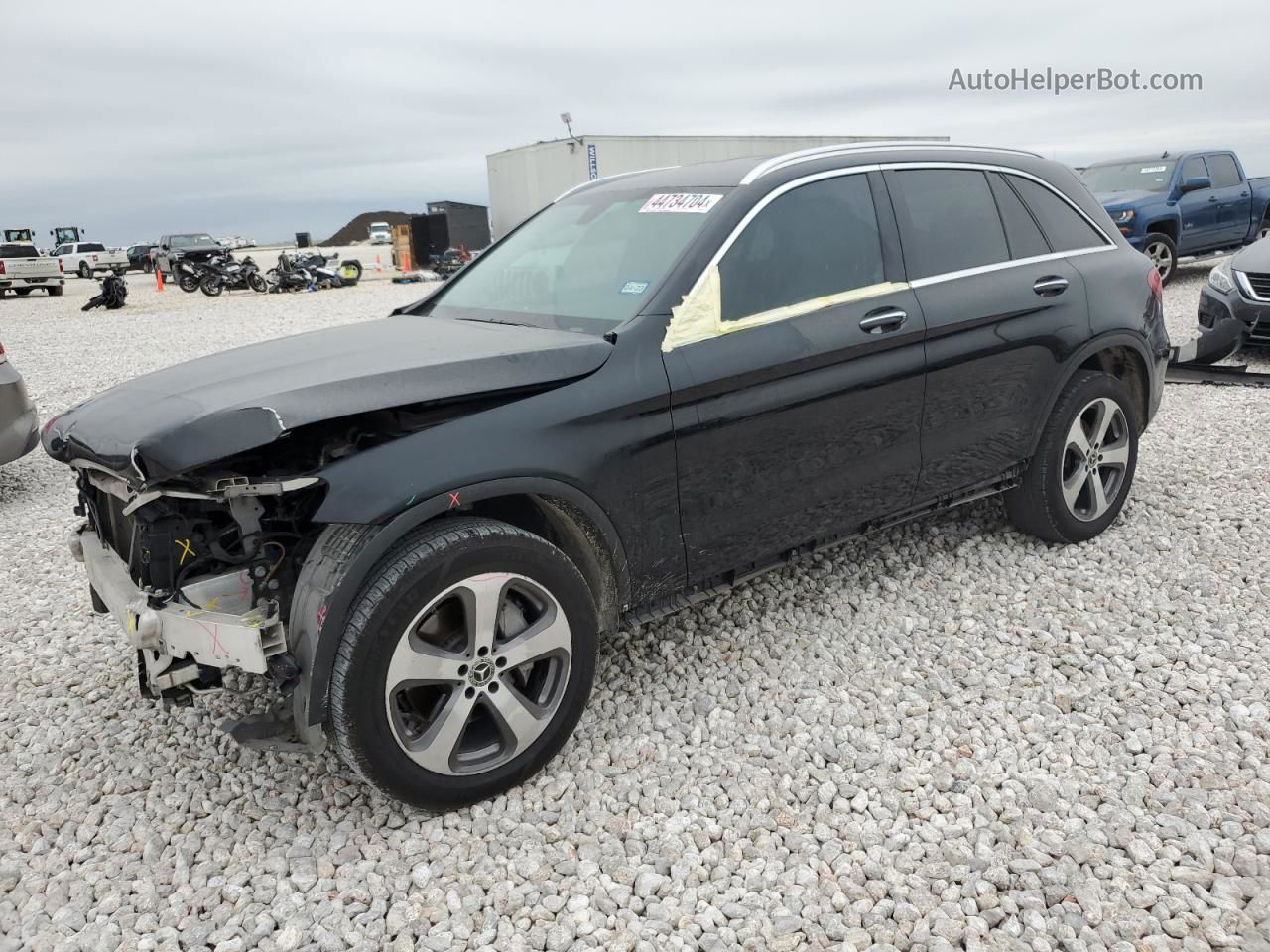 2019 Mercedes-benz Glc 300 Черный vin: WDC0G4JB6KV122221