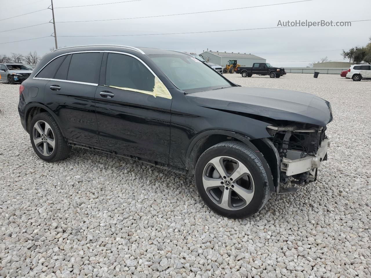 2019 Mercedes-benz Glc 300 Черный vin: WDC0G4JB6KV122221