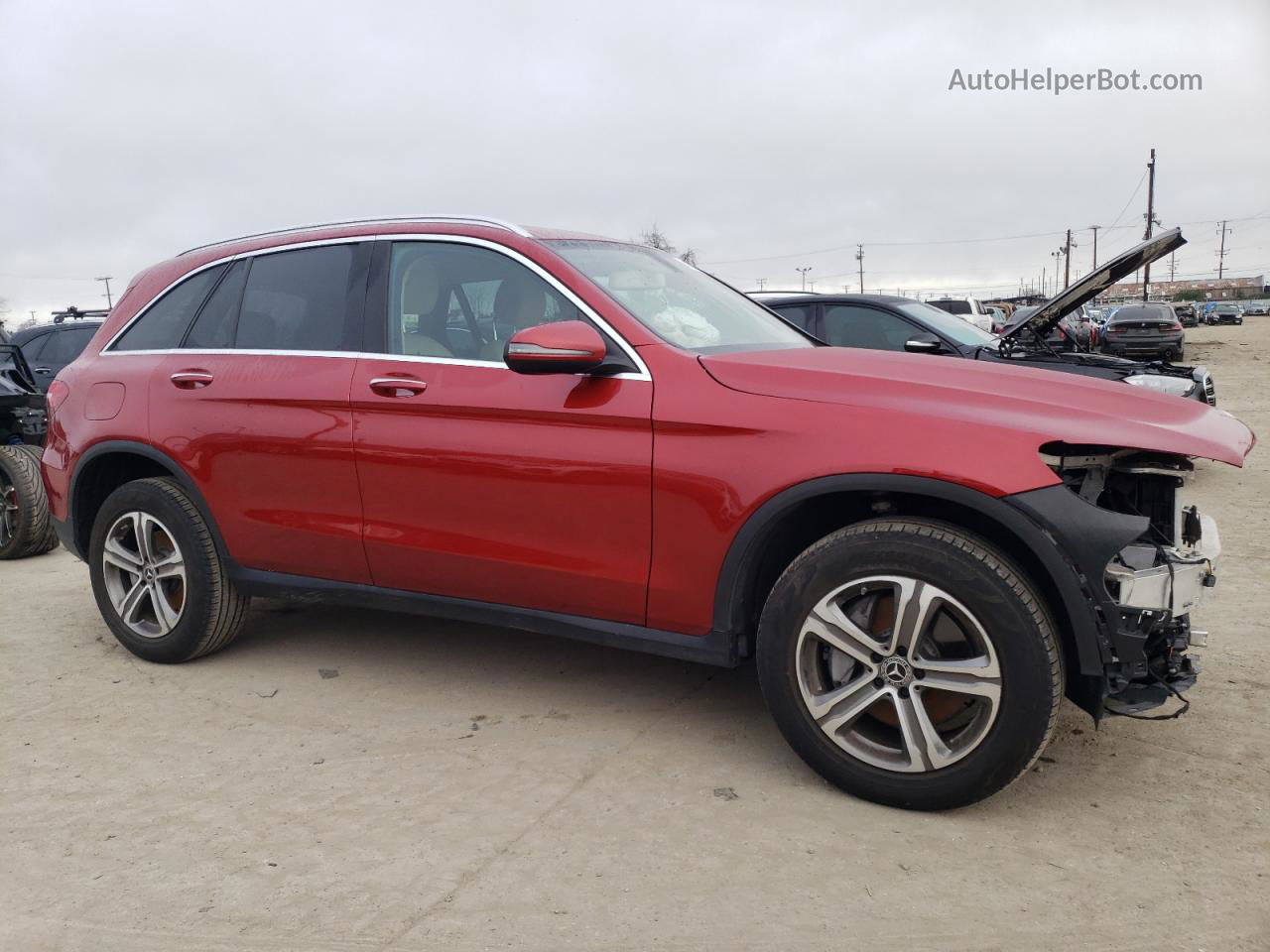 2019 Mercedes-benz Glc 300 Красный vin: WDC0G4JB6KV128035