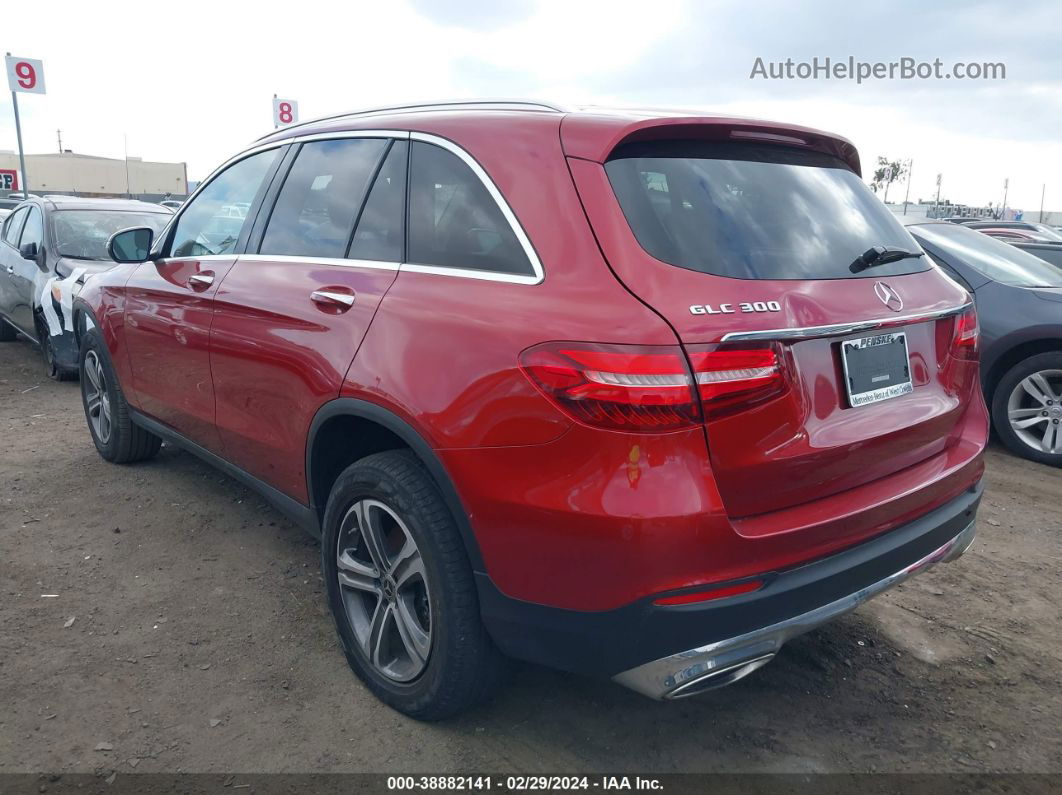 2019 Mercedes-benz Glc 300   Red vin: WDC0G4JB6KV128035