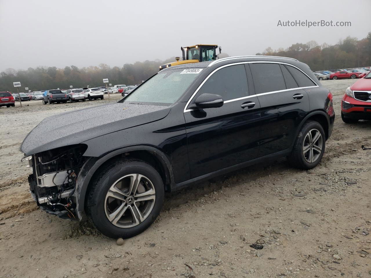 2019 Mercedes-benz Glc 300 Черный vin: WDC0G4JB6KV172472