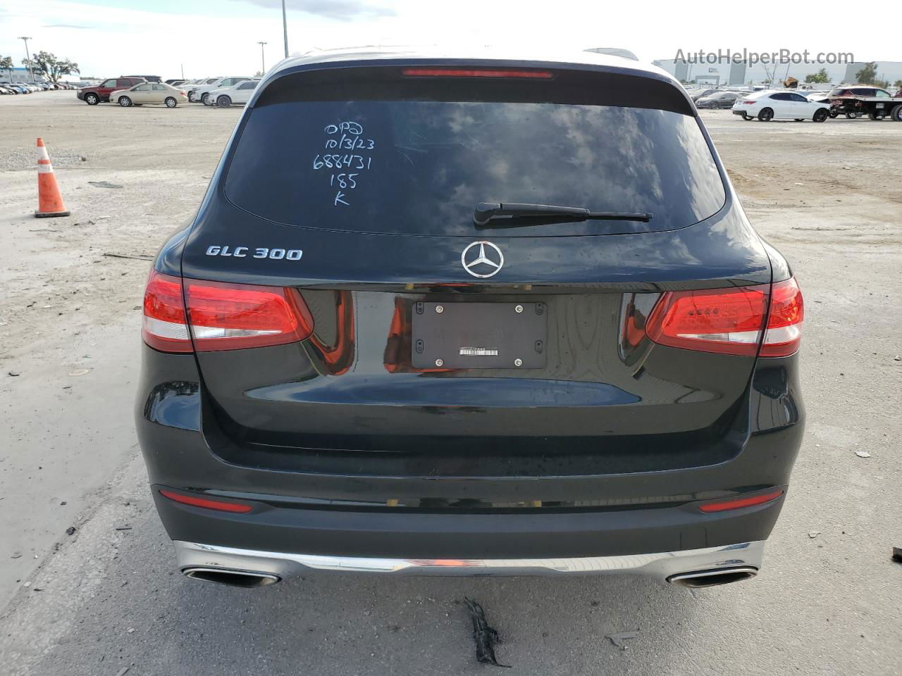 2016 Mercedes-benz Glc 300 Black vin: WDC0G4JB7GF083494