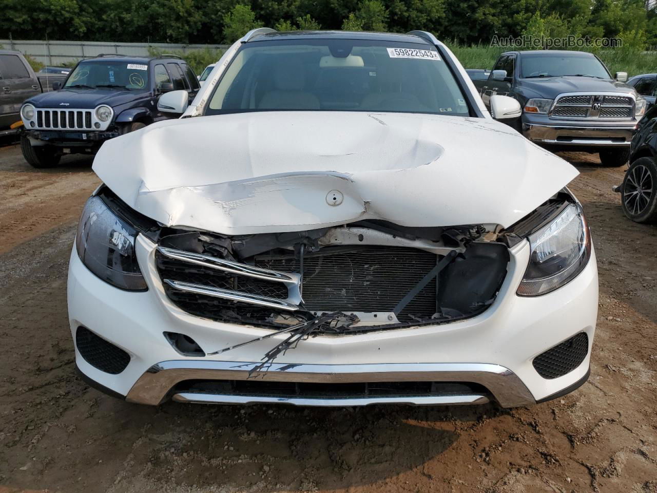 2019 Mercedes-benz Glc 300 White vin: WDC0G4JB7KF480244