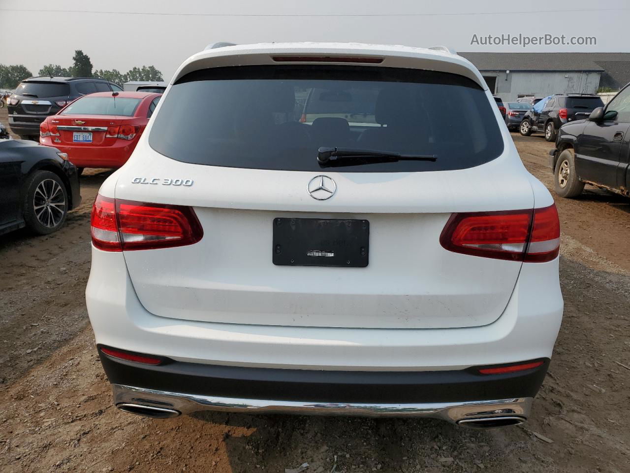 2019 Mercedes-benz Glc 300 White vin: WDC0G4JB7KF480244