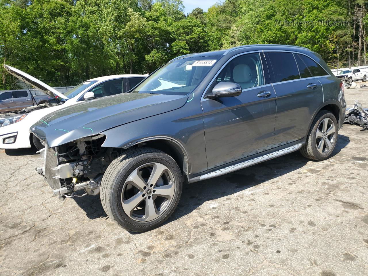 2019 Mercedes-benz Glc 300 Charcoal vin: WDC0G4JB7KF537459