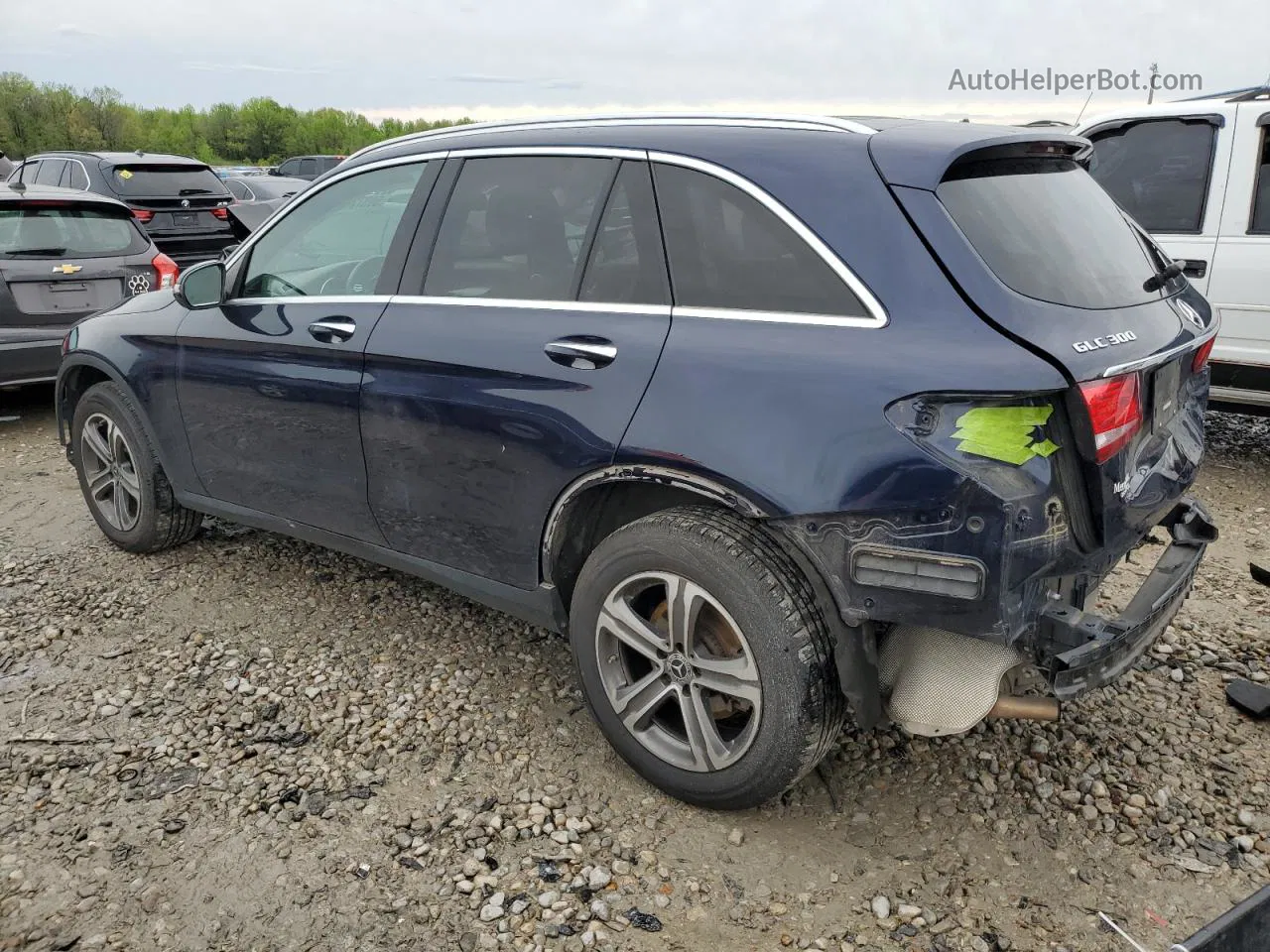 2019 Mercedes-benz Glc 300 Blue vin: WDC0G4JB7KF618249