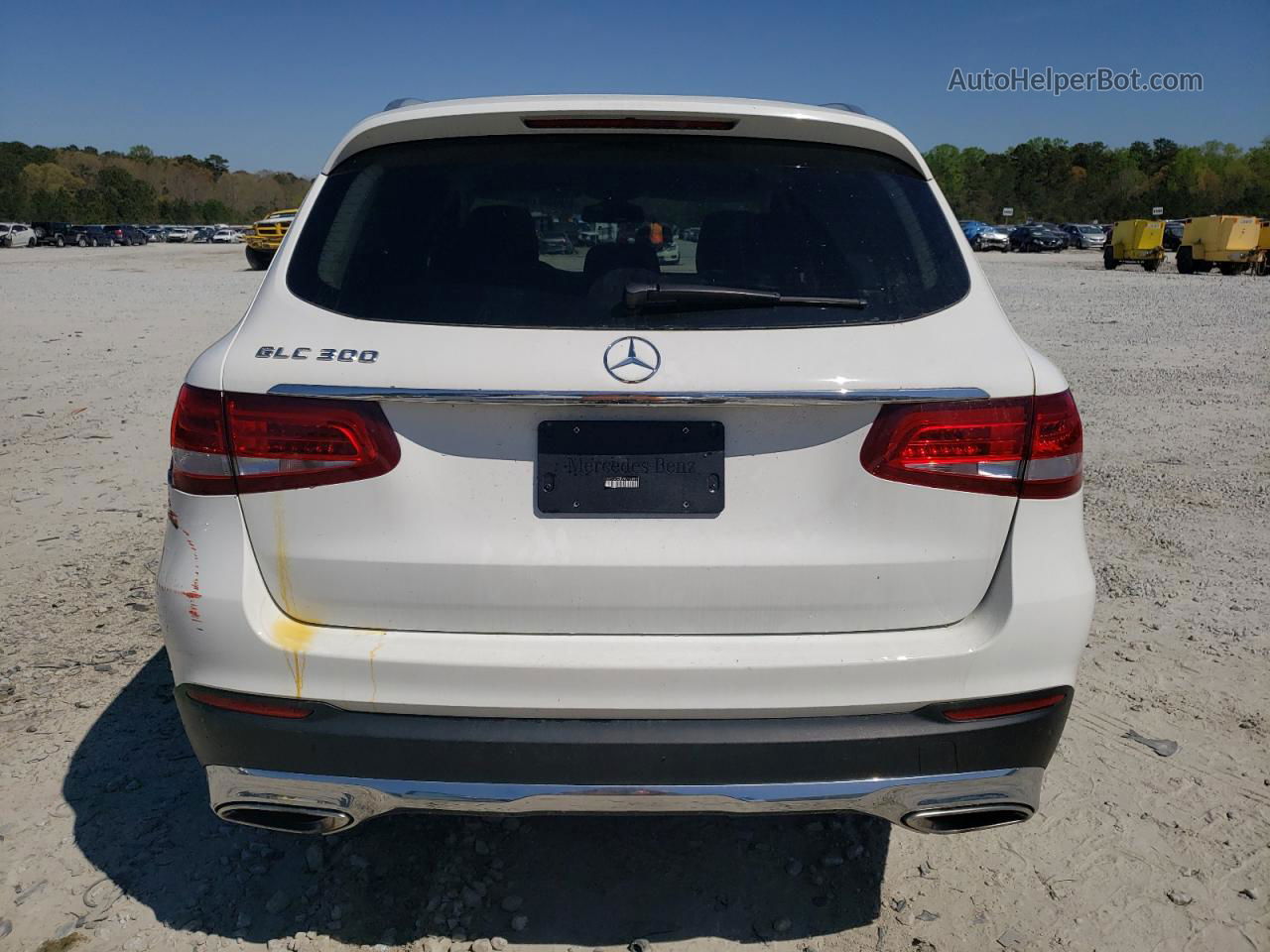 2019 Mercedes-benz Glc 300 White vin: WDC0G4JB7KV124950