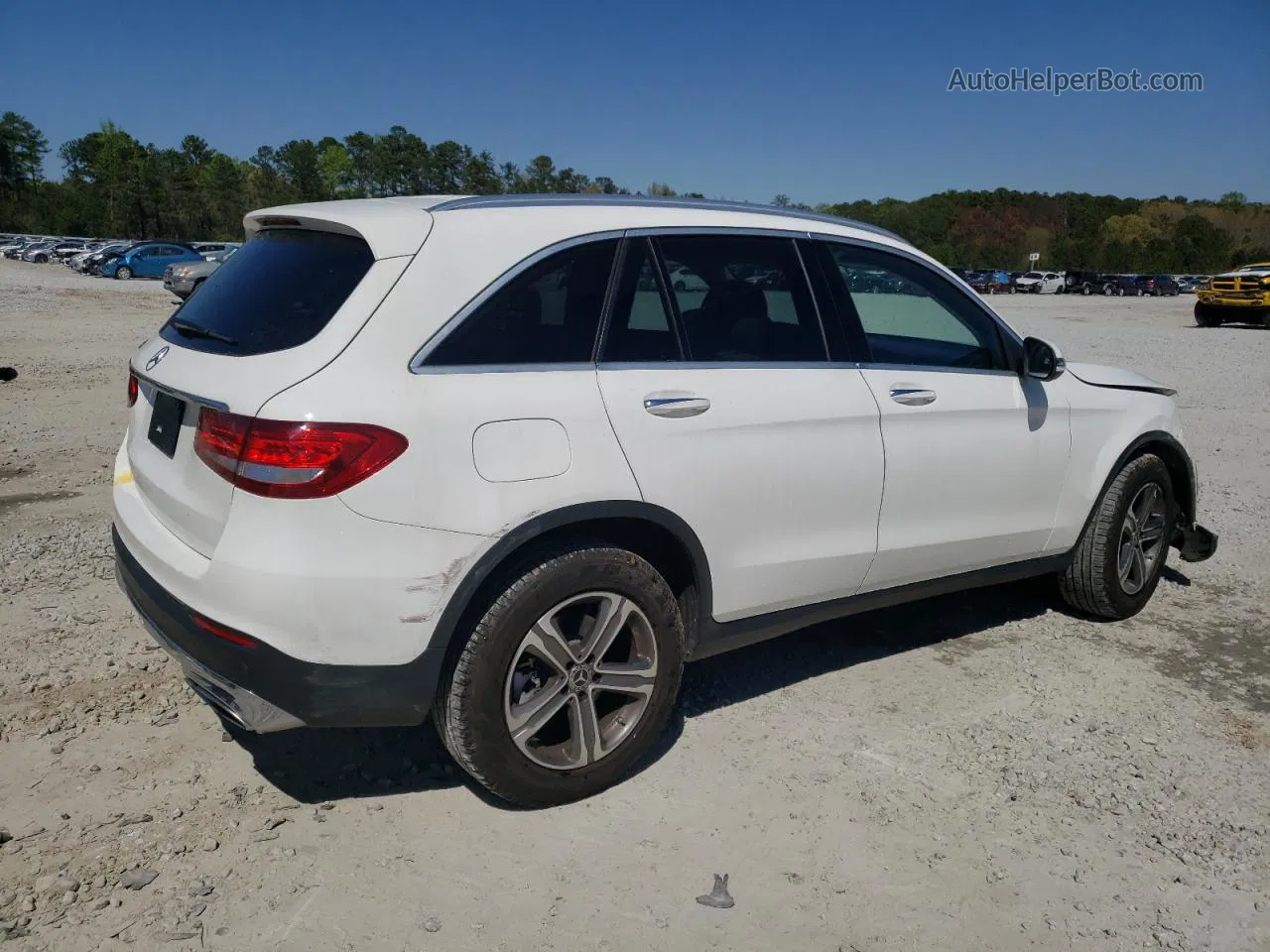 2019 Mercedes-benz Glc 300 White vin: WDC0G4JB7KV124950