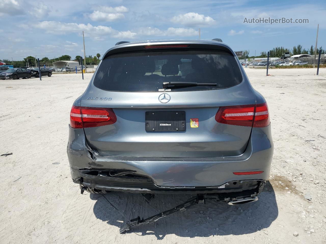 2019 Mercedes-benz Glc 300 Серый vin: WDC0G4JB7KV127458