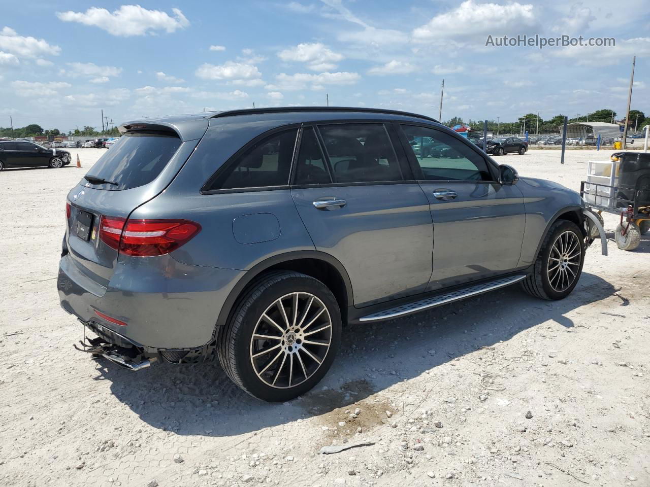 2019 Mercedes-benz Glc 300 Gray vin: WDC0G4JB7KV127458