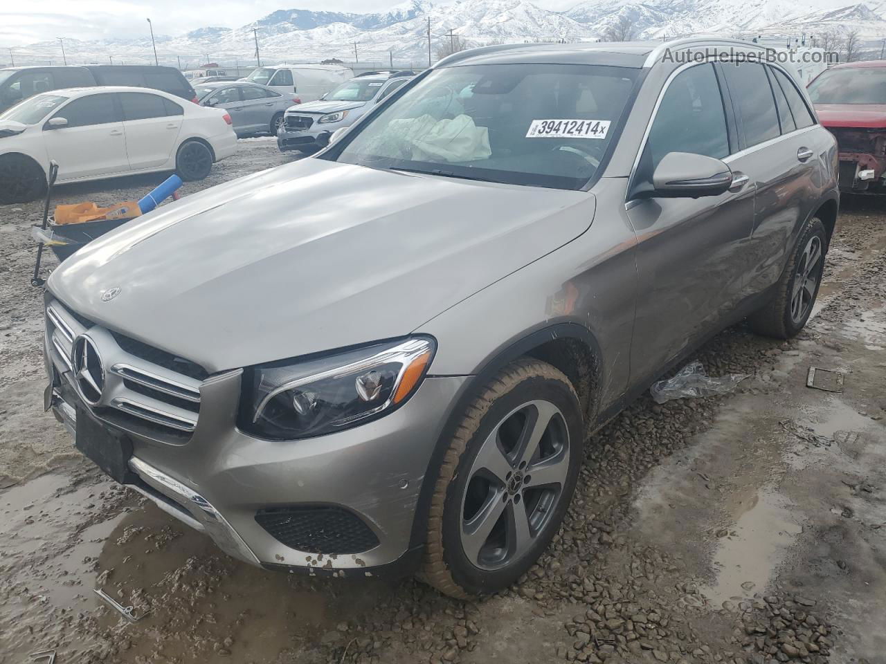 2019 Mercedes-benz Glc 300 Gray vin: WDC0G4JB7KV158757