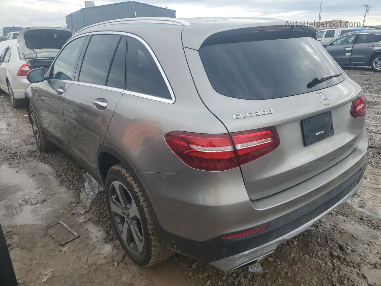 2019 Mercedes-benz Glc 300 Gray vin: WDC0G4JB7KV158757