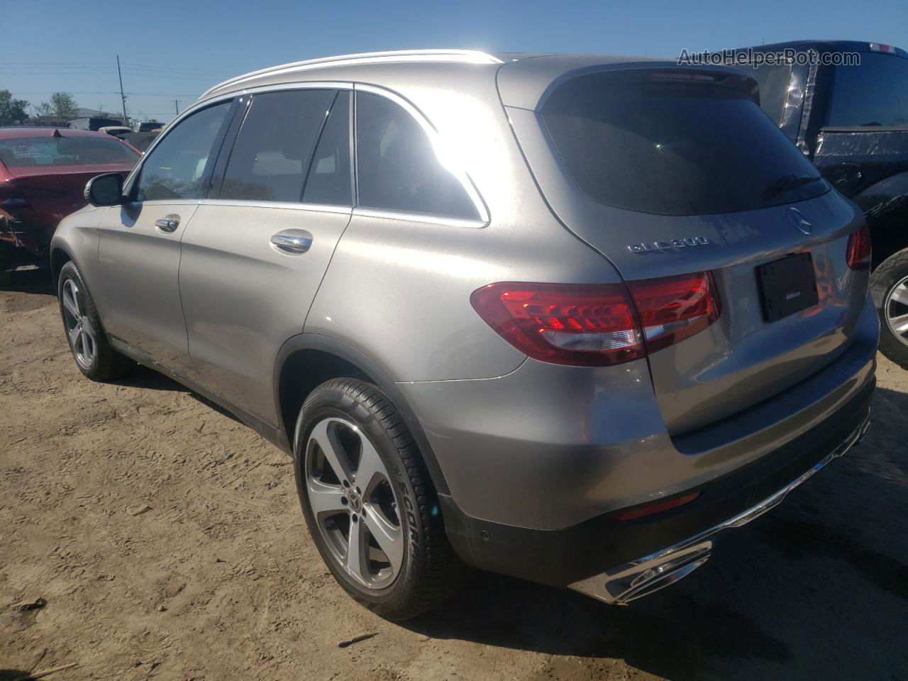 2019 Mercedes-benz Glc 300 Серый vin: WDC0G4JB7KV158919