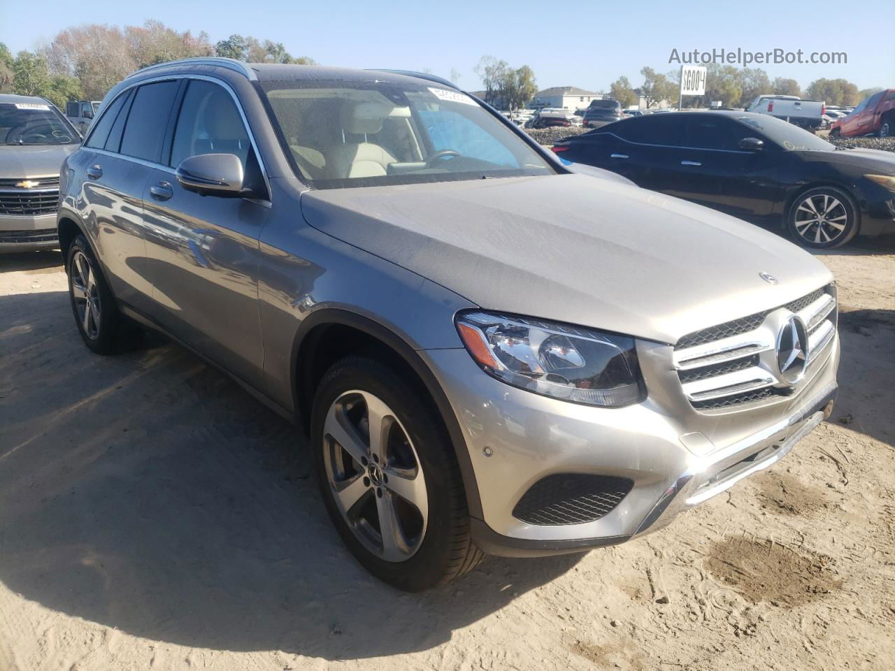 2019 Mercedes-benz Glc 300 Серый vin: WDC0G4JB7KV158919