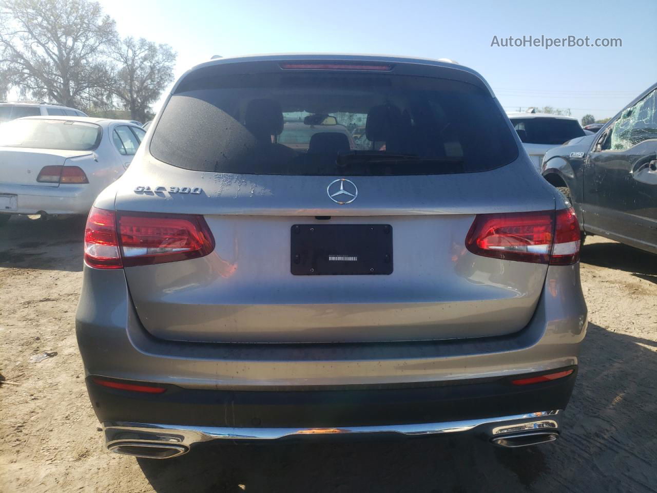 2019 Mercedes-benz Glc 300 Gray vin: WDC0G4JB7KV158919