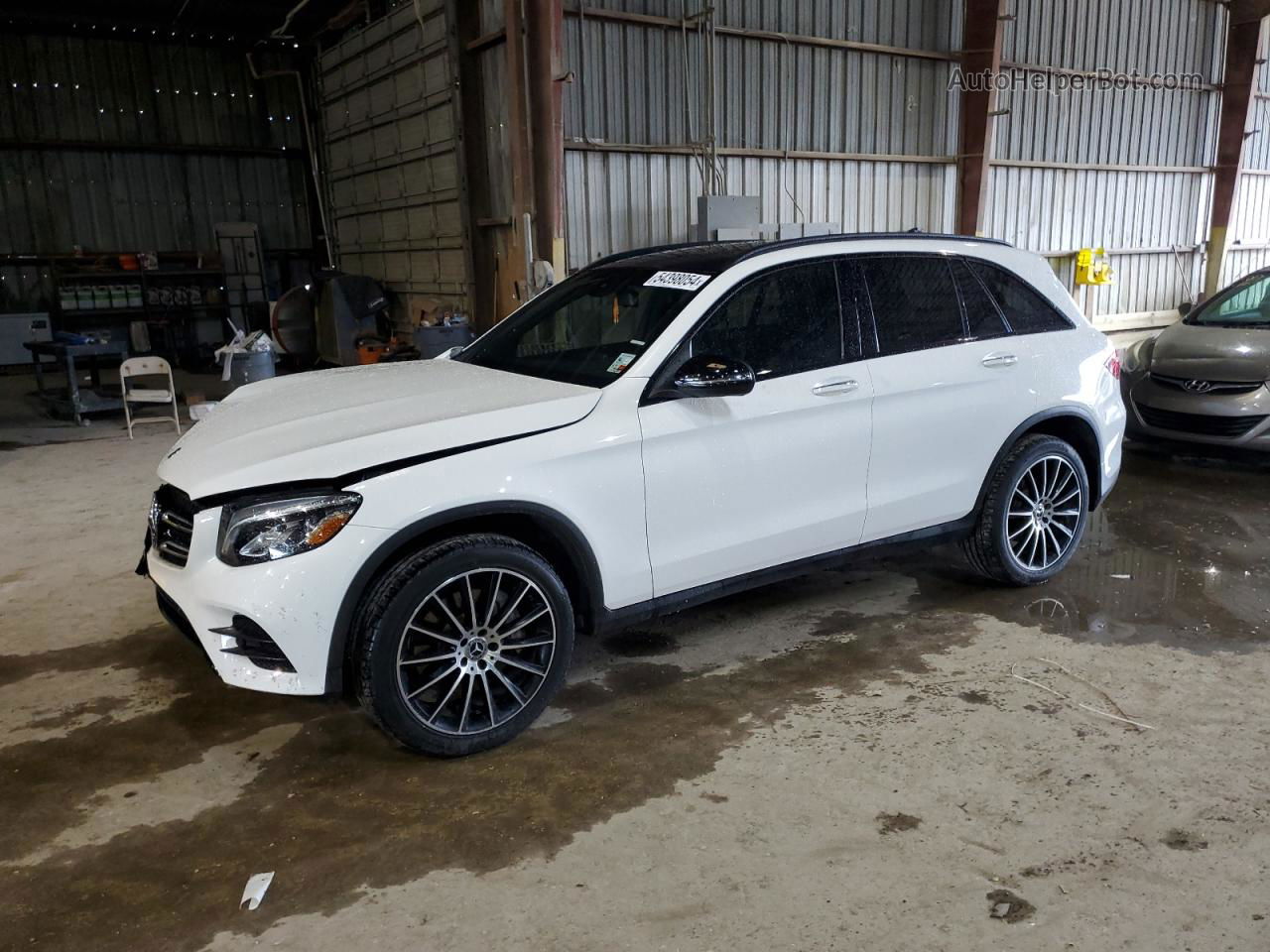 2019 Mercedes-benz Glc 300 White vin: WDC0G4JB7KV167250