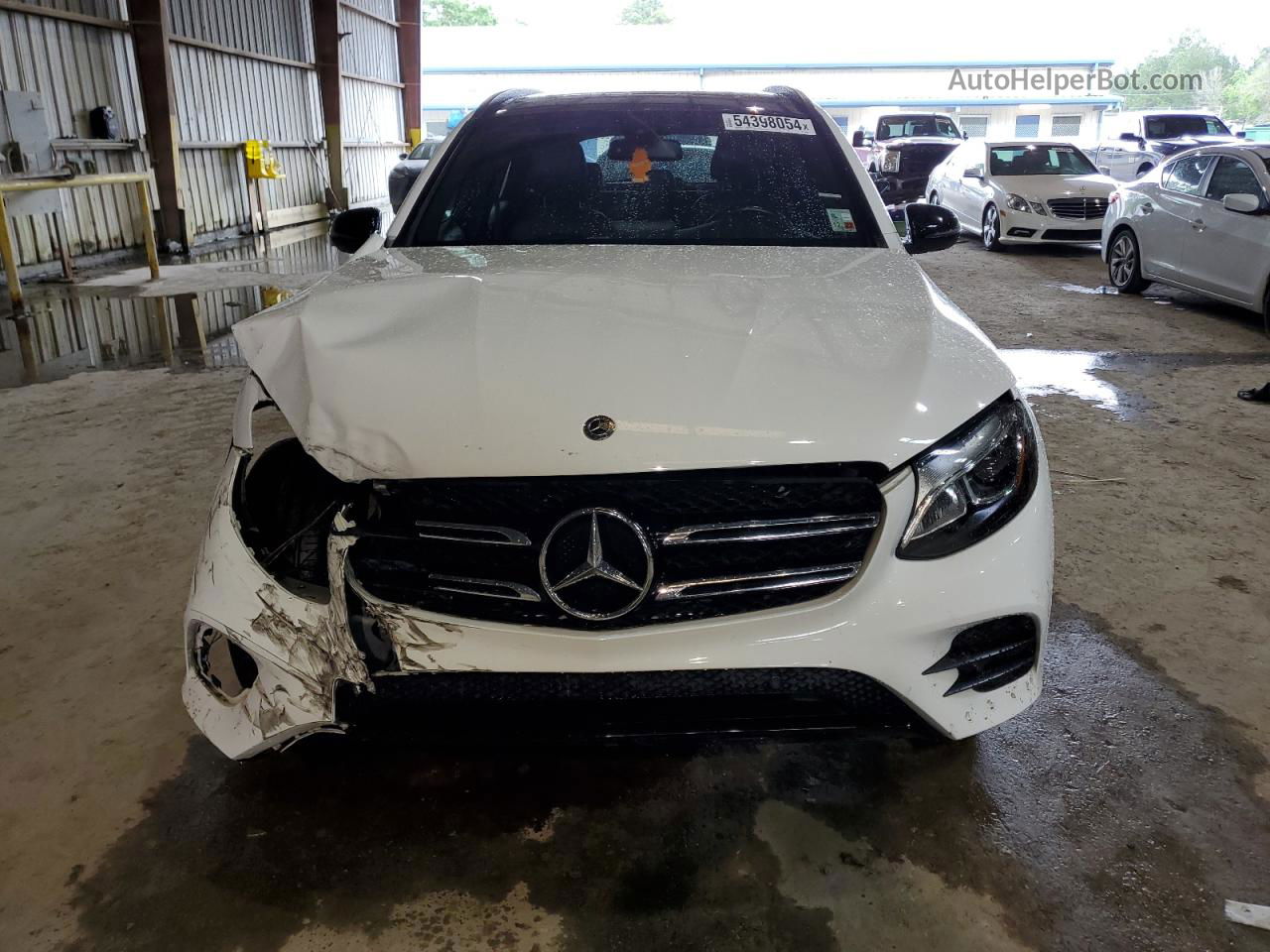 2019 Mercedes-benz Glc 300 White vin: WDC0G4JB7KV167250